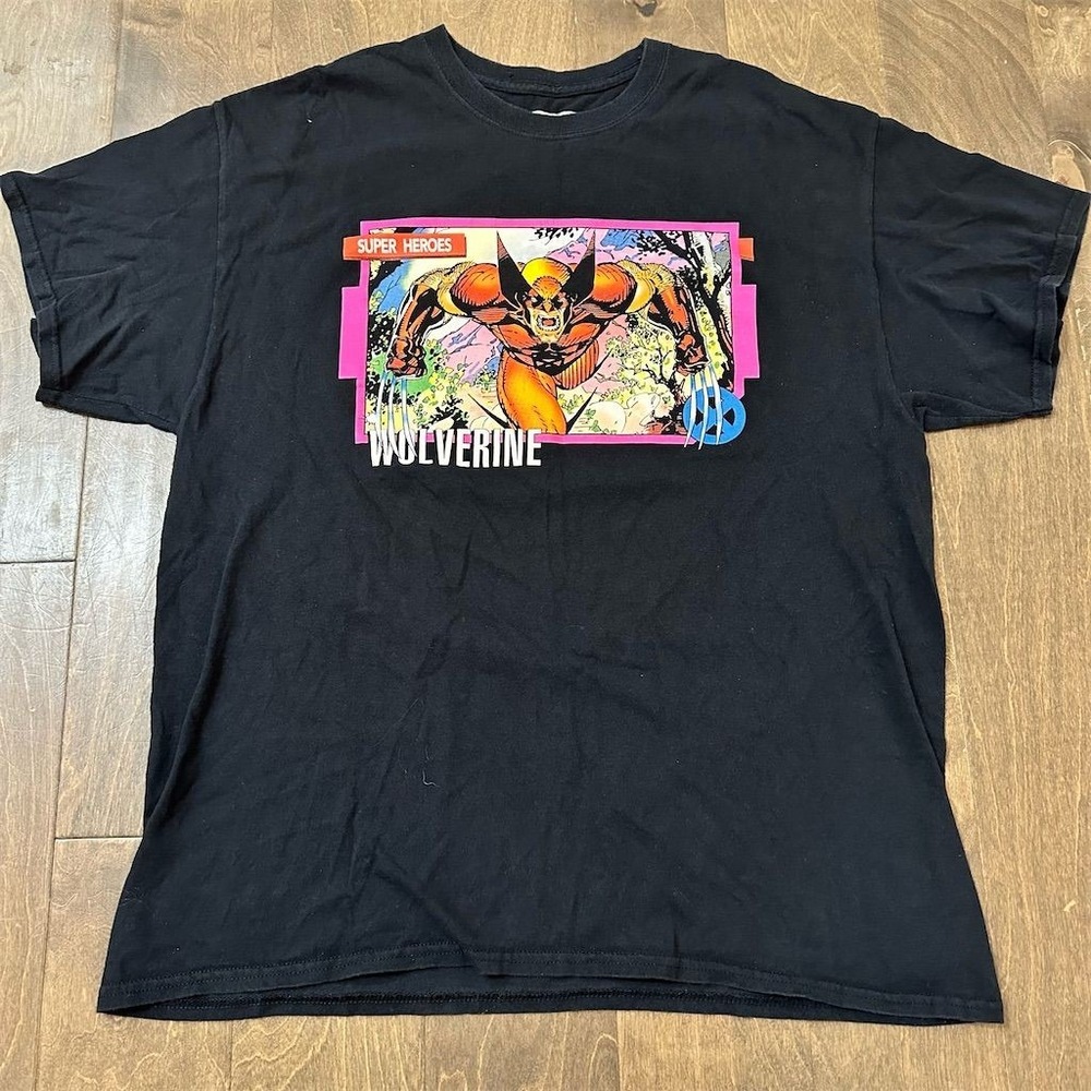 Marvel‎ X-Men Wolverine 90s Double-Sided Graphic T-Shirt Men's L